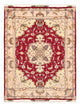 Täbriz - 50 Raj Teppich 154x210cm - Perserteppich - rot