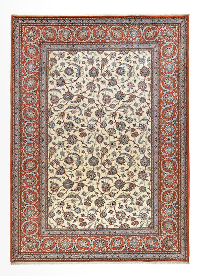 Sarough Teppich 254x355cm - Perserteppich - creme