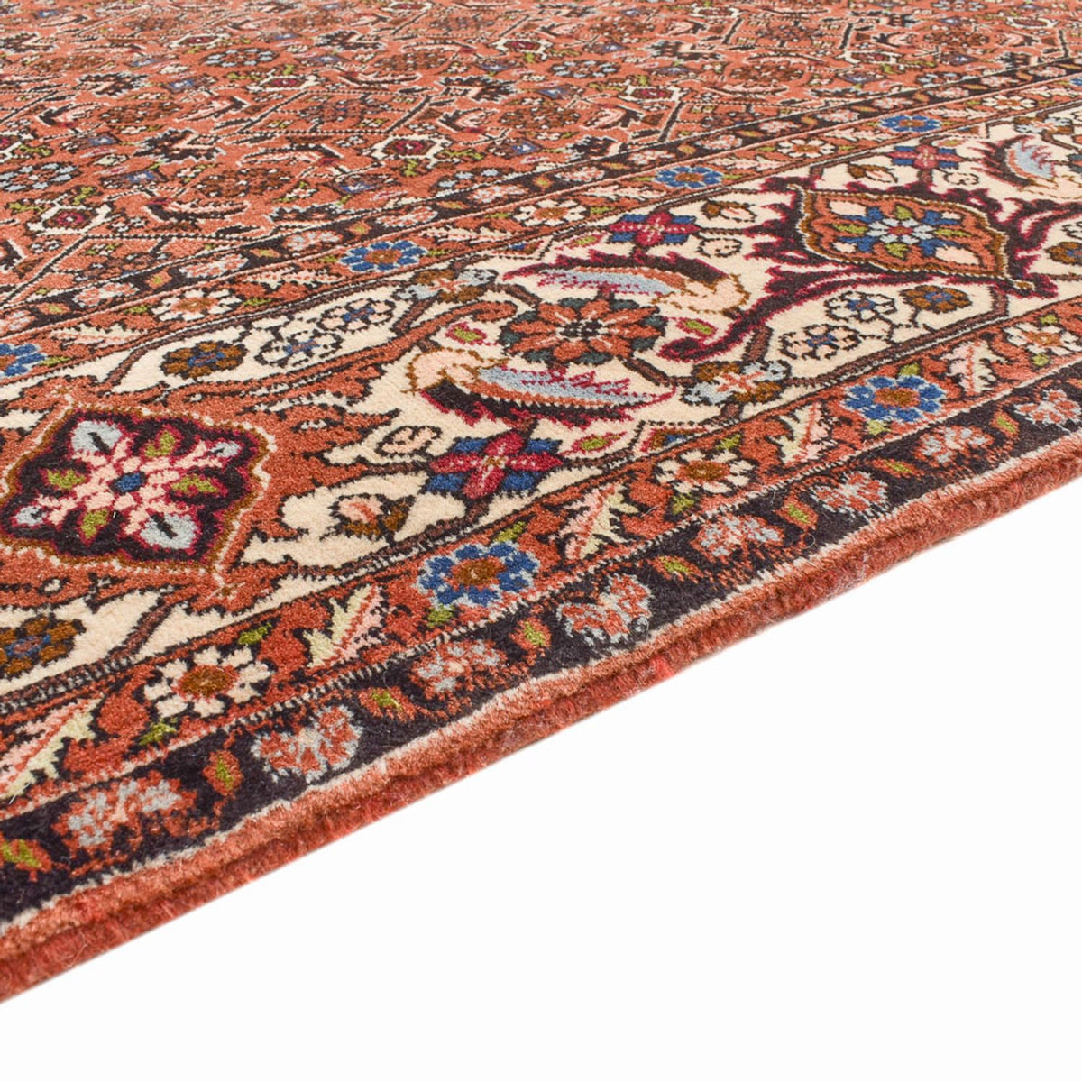 Bidjar - Zanjan Teppich 200x392cm - Perserteppich - rost