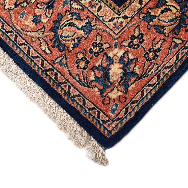 Sarough Teppich 136x170cm - Perserteppich - dunkelblau
