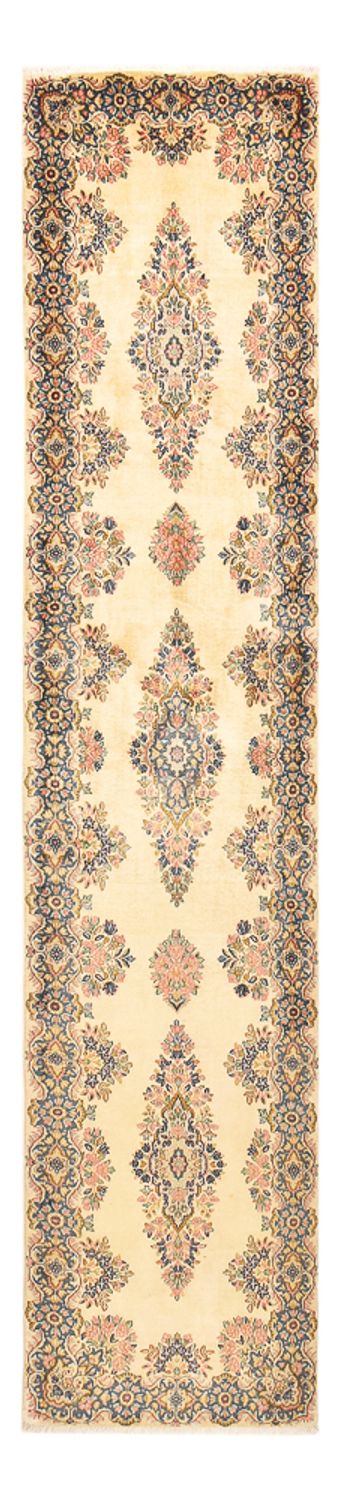 Rafsanjan Teppich 85x390cm - Perserteppich - beige