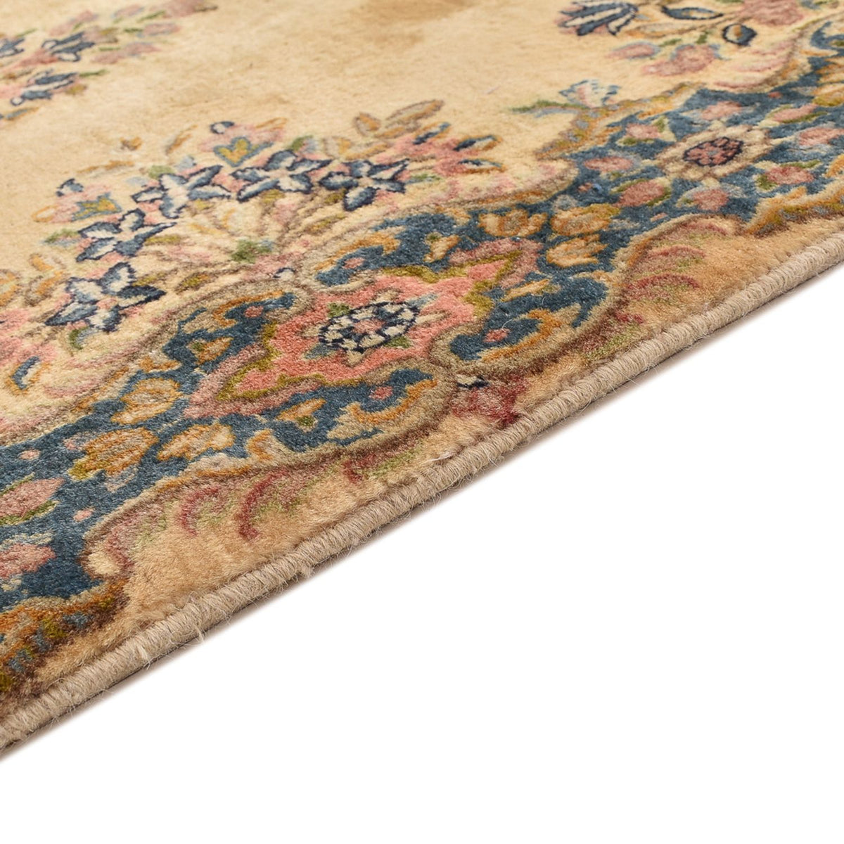 Rafsanjan Teppich 90x392cm - Perserteppich - beige