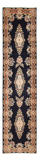 Rafsanjan Teppich 98x394cm - Perserteppich - dunkelblau