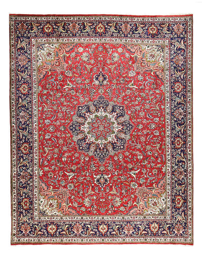 Täbriz - 40 Raj Teppich 300x387cm - Perserteppich - rot