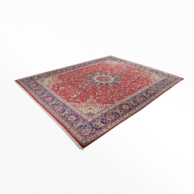 Täbriz - 40 Raj Teppich 300x387cm - Perserteppich - rot
