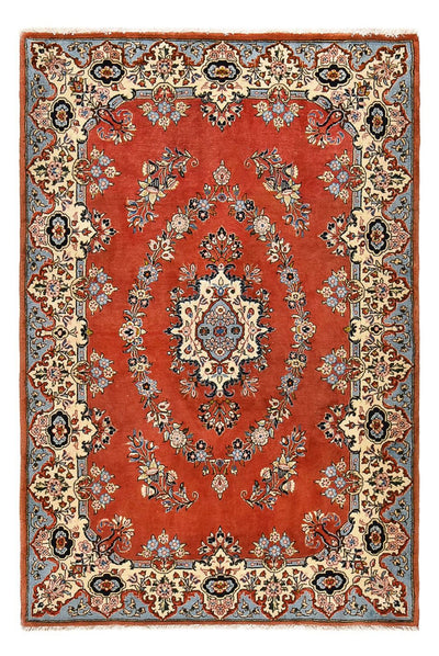 Sarough Teppich 136x201cm - Perserteppich - rot