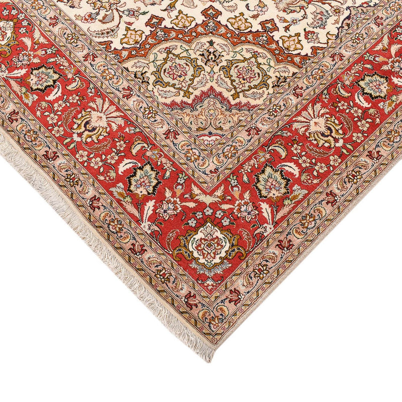 Täbriz - 50 Raj Teppich 203x305cm - Perserteppich - beige