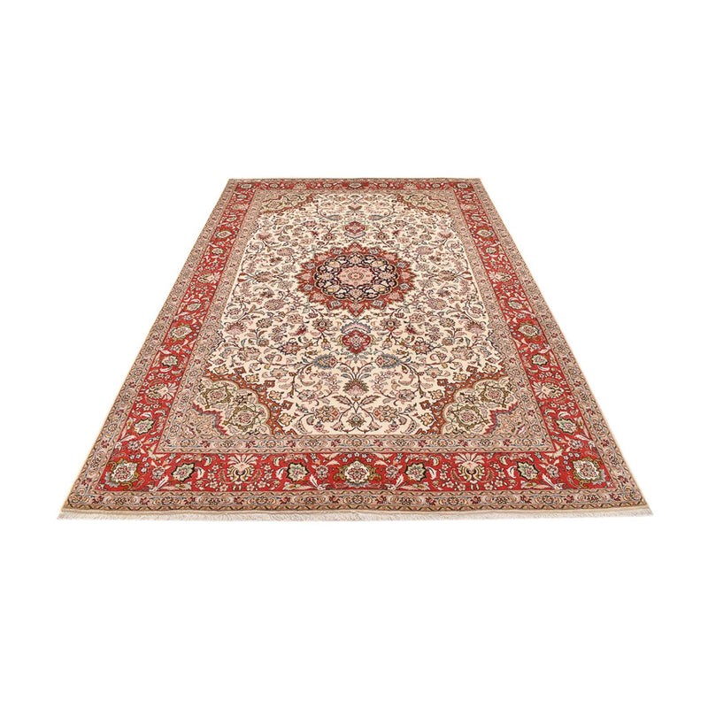 Täbriz - 50 Raj Teppich 203x305cm - Perserteppich - beige