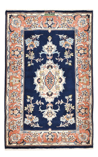 Keshan Teppich 85x132cm - Perserteppich - blau – product image