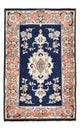 Keshan Teppich 85x132cm - Perserteppich - blau