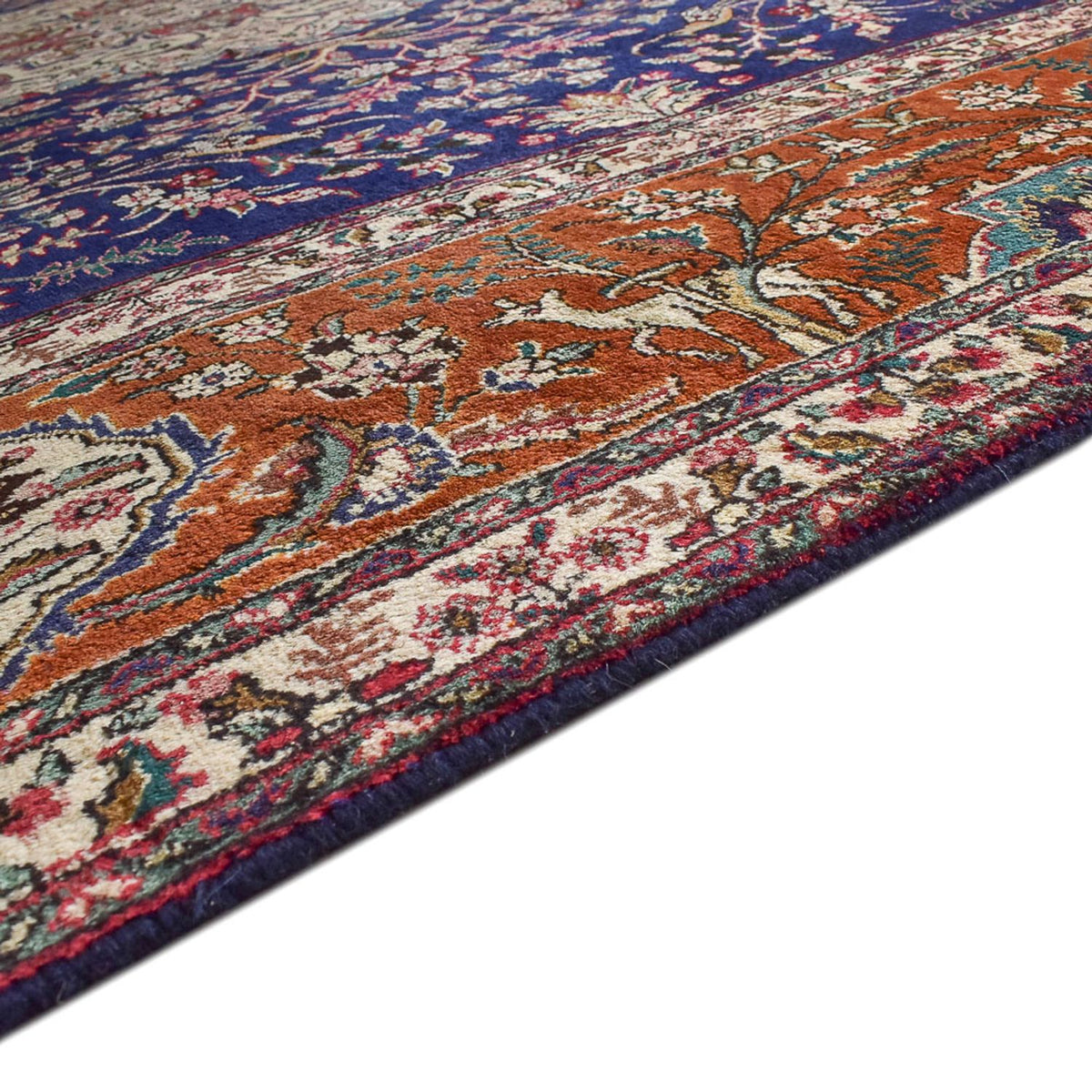Täbriz - 40 Raj Teppich 298x408cm - Perserteppich - mehrfarbig