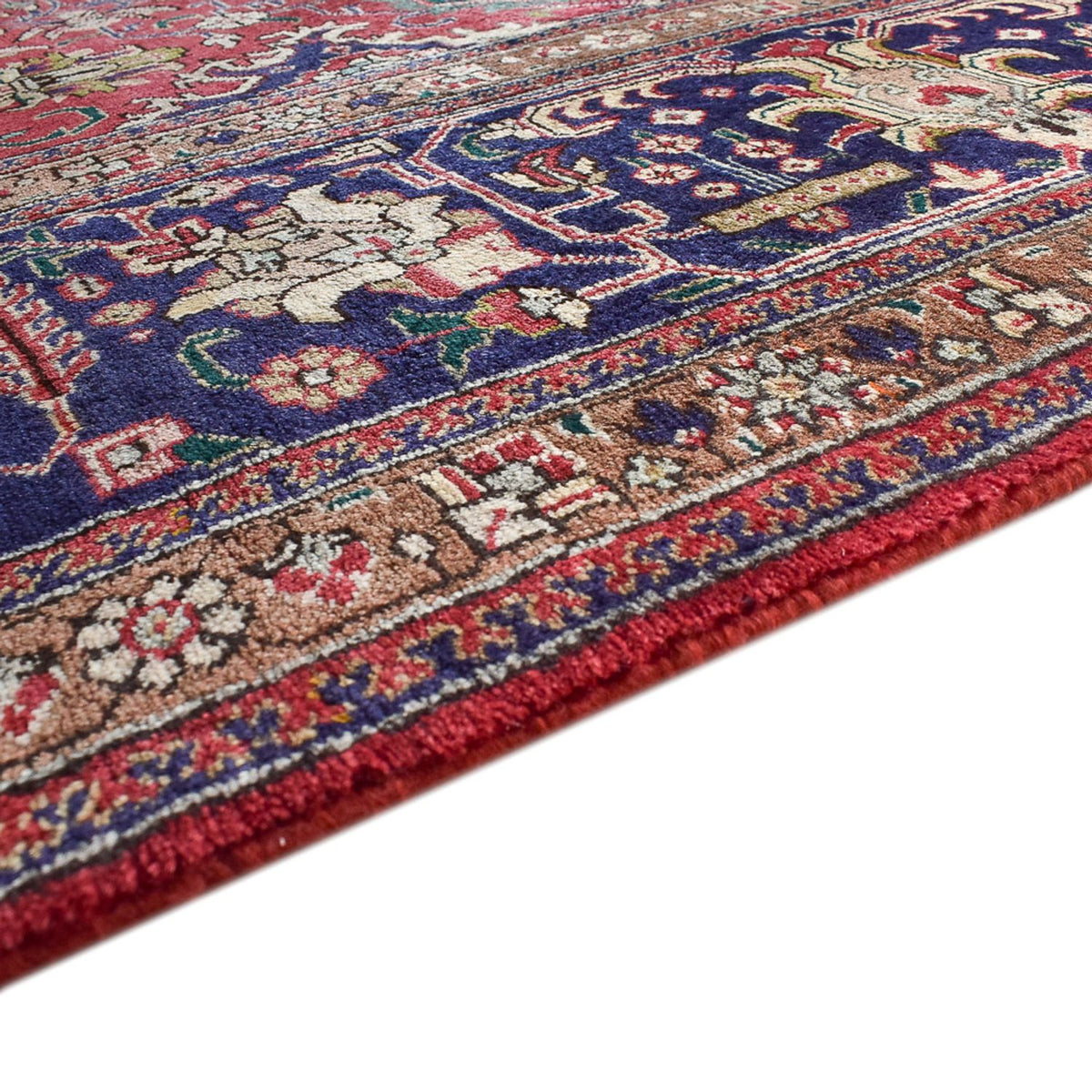 Täbriz - 40 Raj Teppich 300x402cm - Perserteppich - hellrot