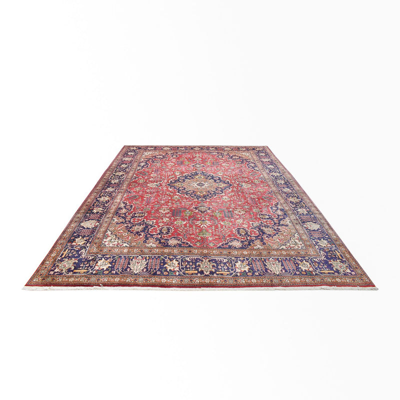 Täbriz - 40 Raj Teppich 300x402cm - Perserteppich - hellrot