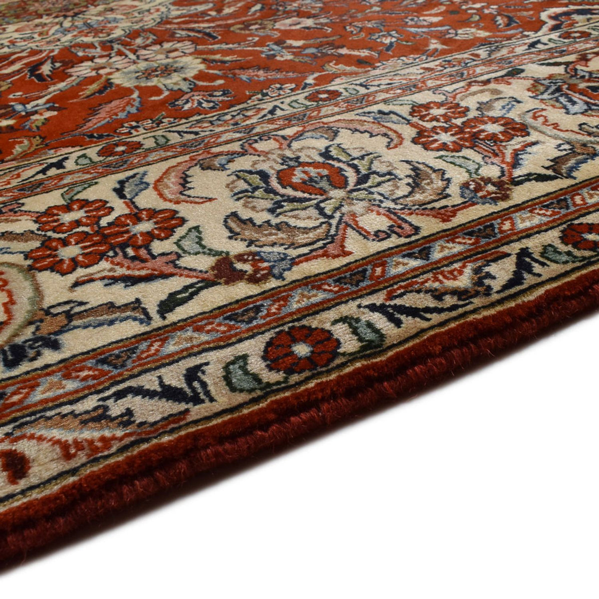 Golpayegan Teppich 201x297cm - Perserteppich - dunkelrot
