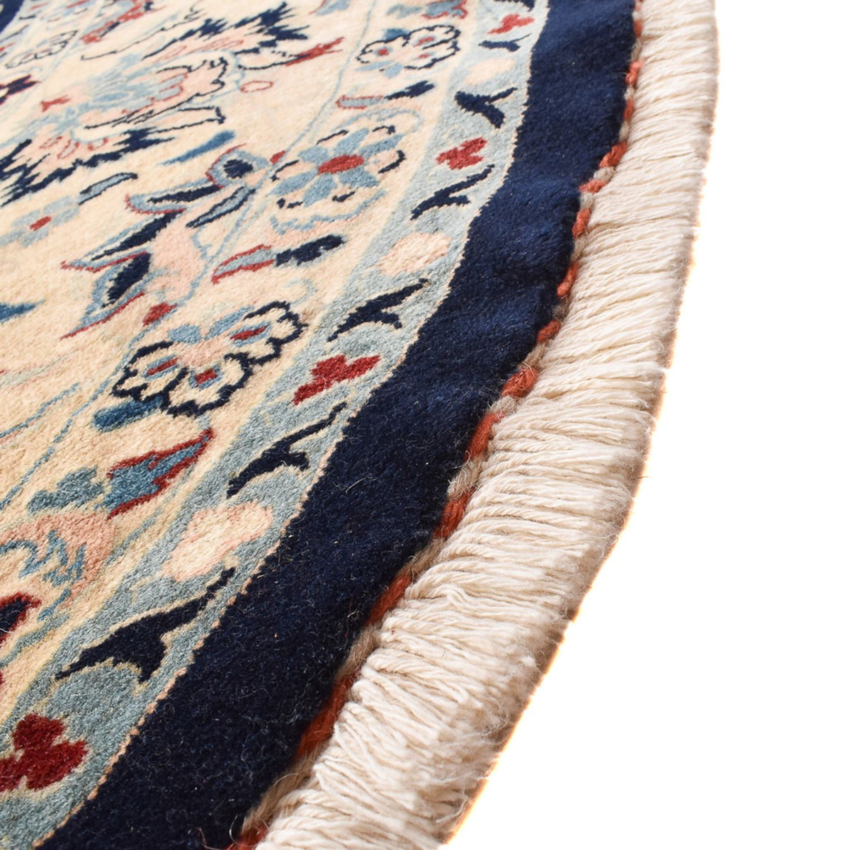 Maschad Teppich 240x240cm - Perserteppich - dunkelblau