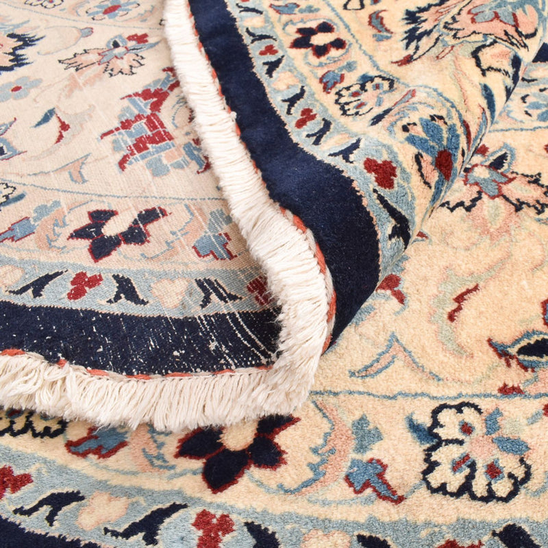 Maschad Teppich 240x240cm - Perserteppich - dunkelblau