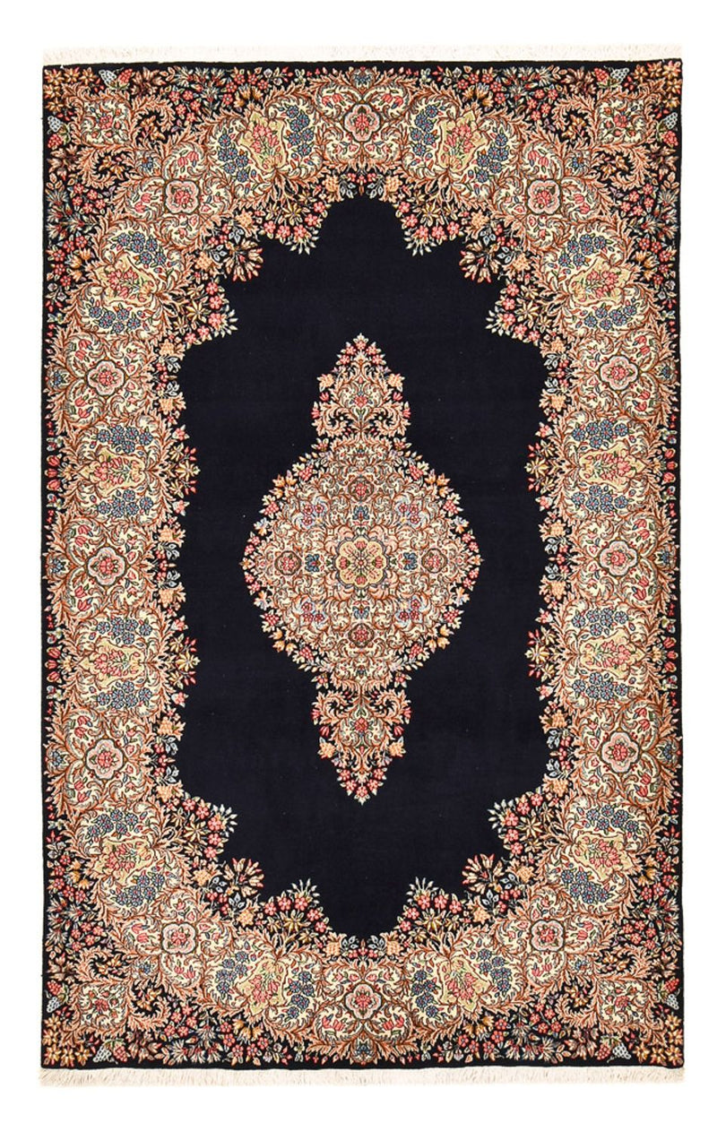 Rafsanjan Teppich 150x236cm - Perserteppich - dunkelblau