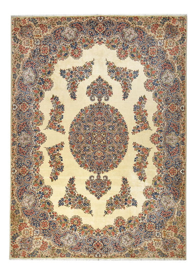 Täbriz - 40 Raj Teppich 250x347cm - Perserteppich - mehrfarbig
