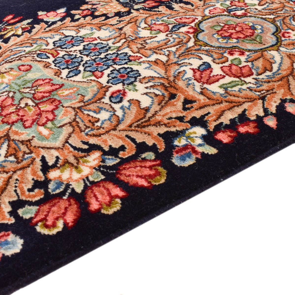 Rafsanjan Teppich 153x260cm - Perserteppich - dunkelblau