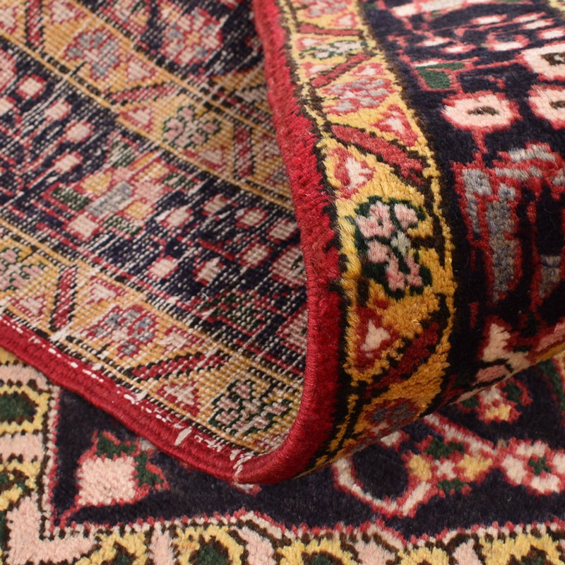 Hamadan Teppich 118x442cm - Perserteppich - hellrot