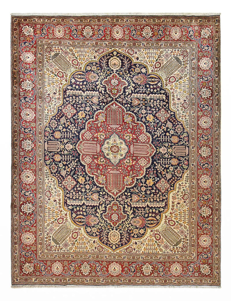 Täbriz - 40 Raj Teppich 310x405cm - Perserteppich - mehrfarbig