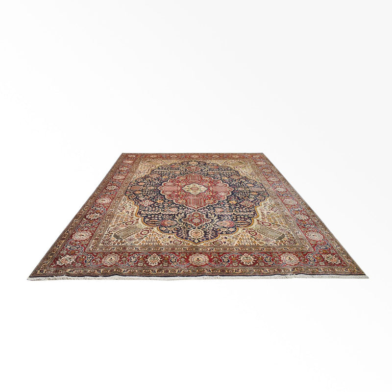 Täbriz - 40 Raj Teppich 310x405cm - Perserteppich - mehrfarbig