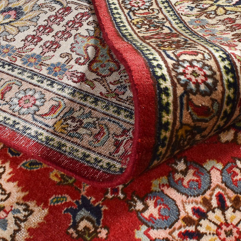 Täbriz - 40 Raj Teppich 292x390cm - Perserteppich - rot