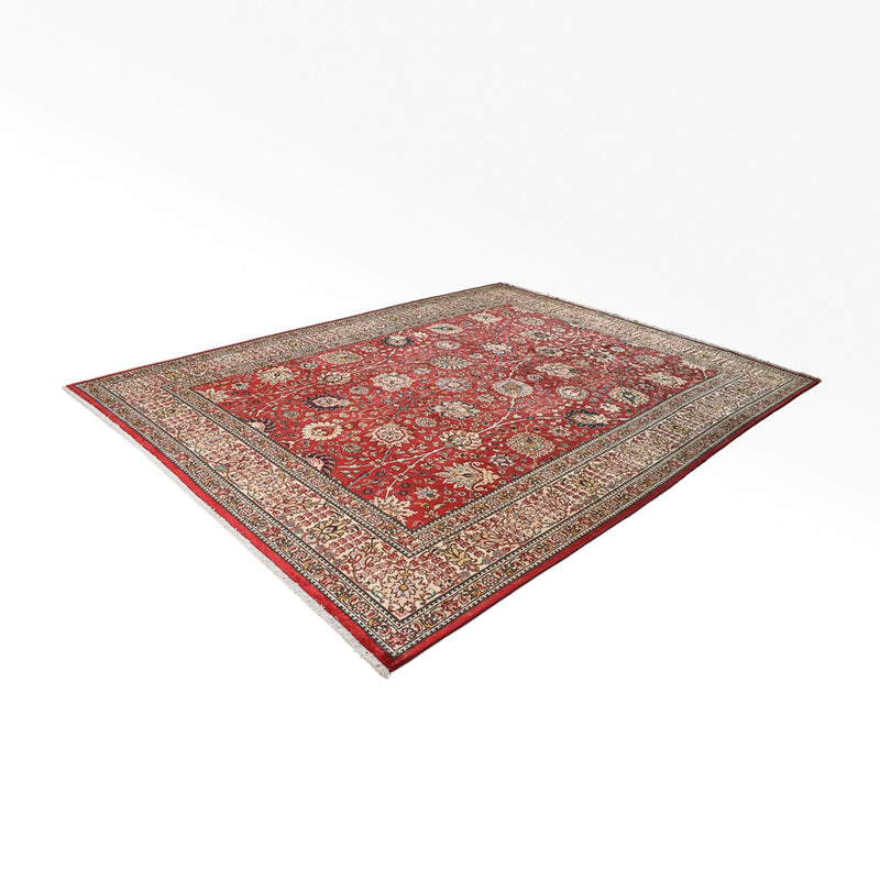 Täbriz - 40 Raj Teppich 292x390cm - Perserteppich - rot