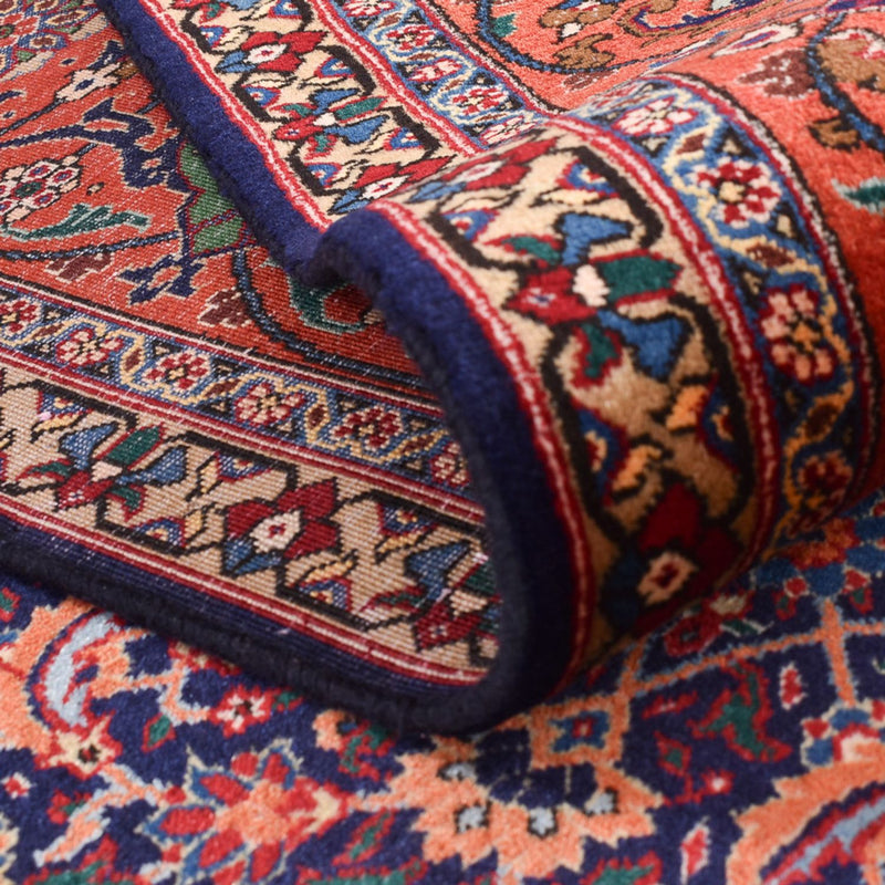 Täbriz - 40 Raj Teppich 278x373cm - Perserteppich - bordeauxrot