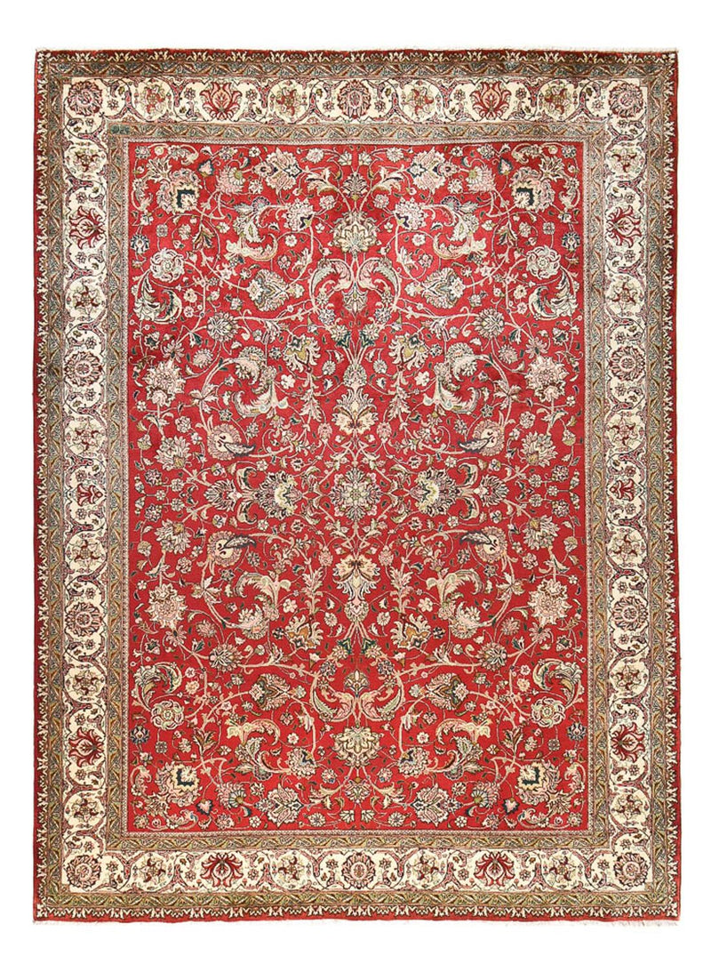 Täbriz - 40 Raj Teppich 298x400cm - Perserteppich - rot