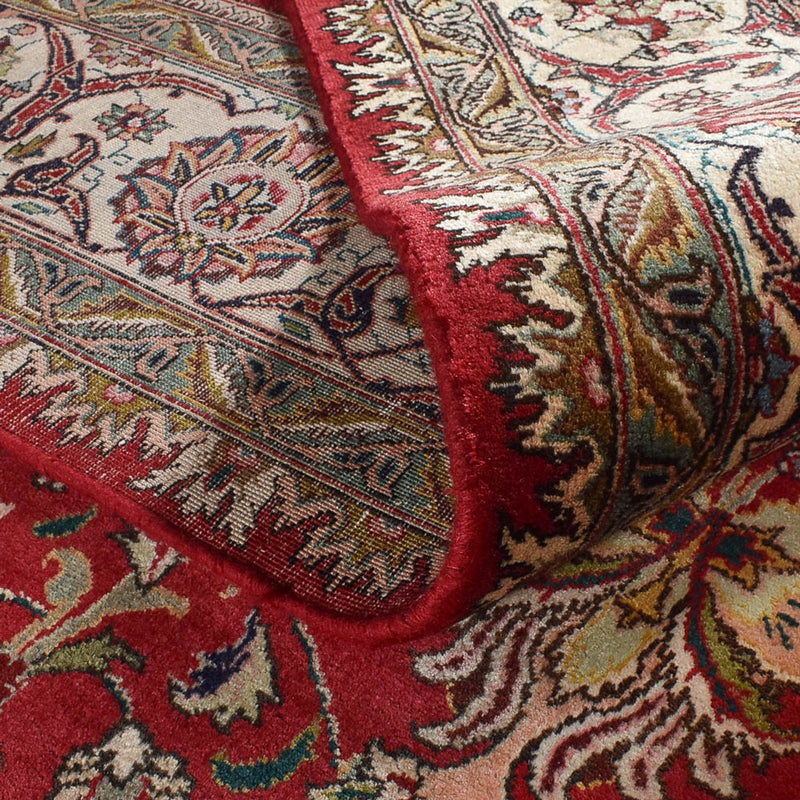 Täbriz - 40 Raj Teppich 298x400cm - Perserteppich - rot