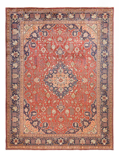 Täbriz - 40 Raj Teppich 304x396cm - Perserteppich - rot