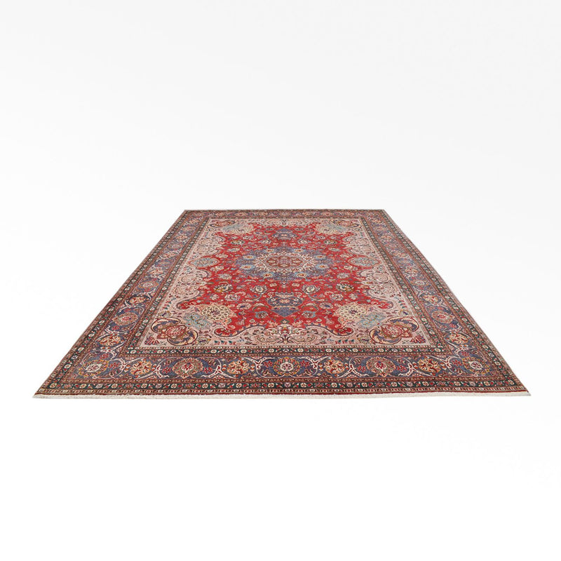Täbriz - 40 Raj Teppich 300x408cm - Perserteppich - rot