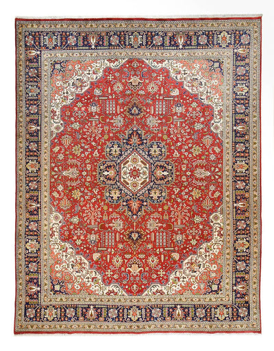 Täbriz - 40 Raj Teppich 300x382cm - Perserteppich - rot