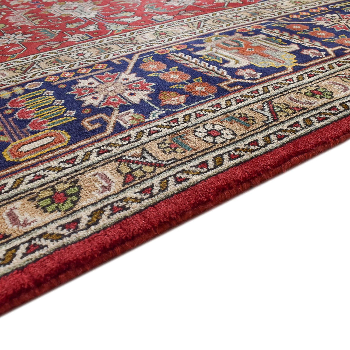 Täbriz - 40 Raj Teppich 300x382cm - Perserteppich - rot