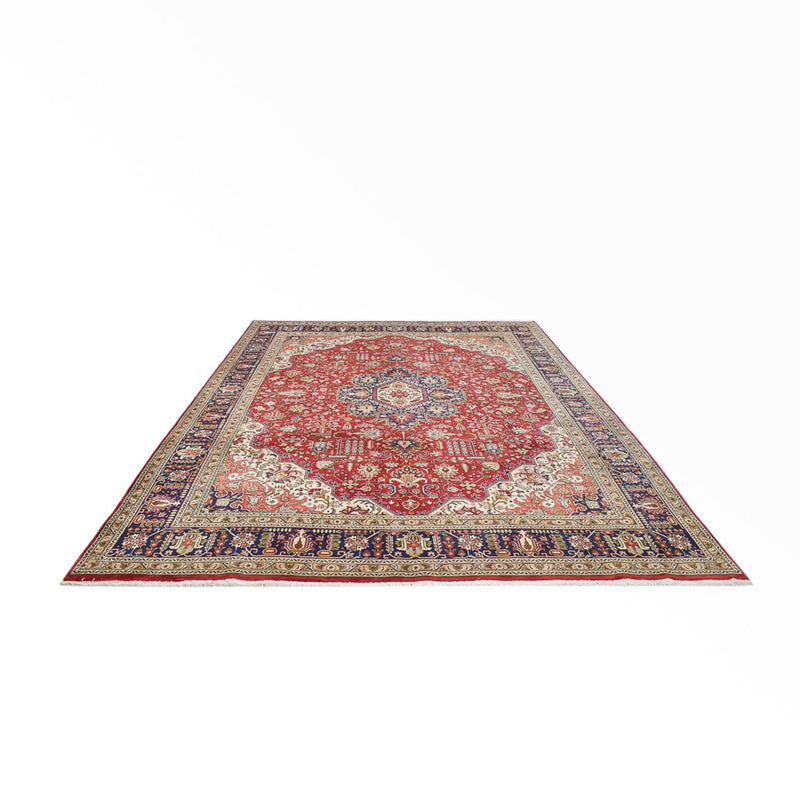 Täbriz - 40 Raj Teppich 300x382cm - Perserteppich - rot