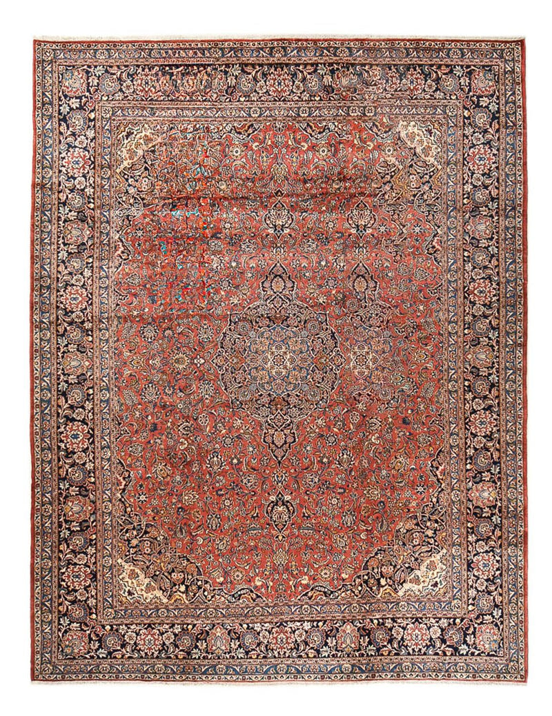 Keshan Teppich 333x445cm - Perserteppich - hellrot