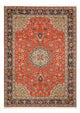 Täbriz - 50 Raj Teppich 208x295cm - Perserteppich - rot