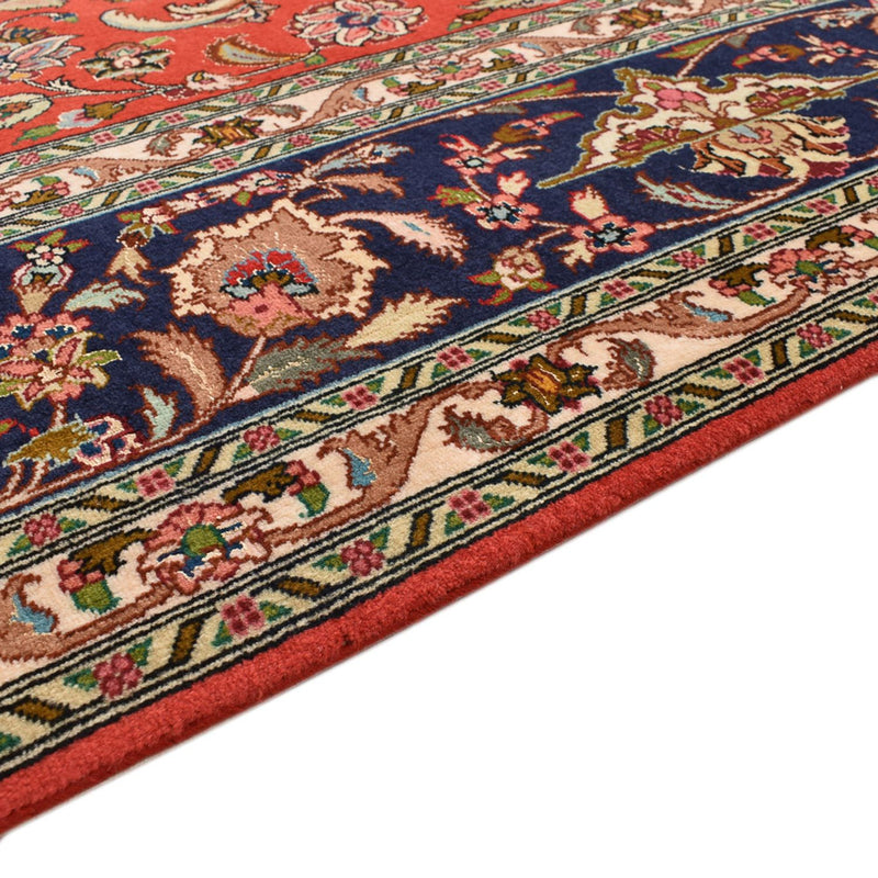 Täbriz - 50 Raj Teppich 208x295cm - Perserteppich - rot