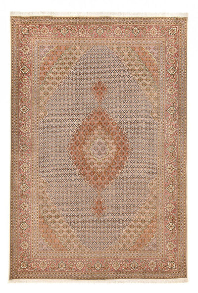 Täbriz - 50 Raj Teppich 205x304cm - Perserteppich - rost