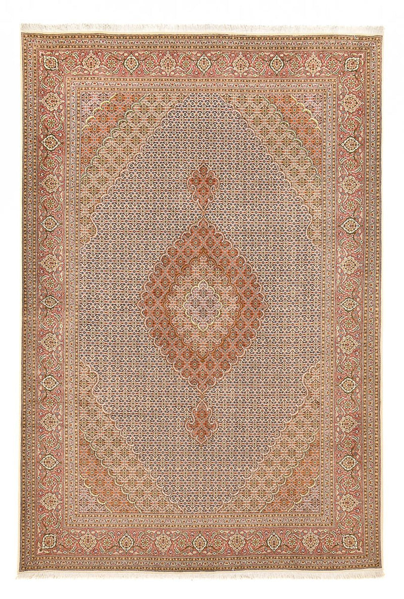 Täbriz - 50 Raj Teppich 205x304cm - Perserteppich - rost