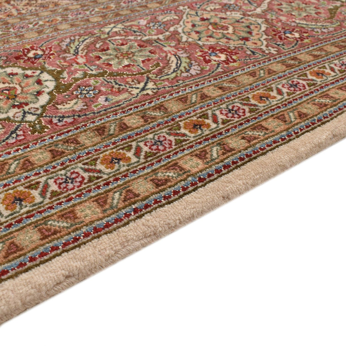 Täbriz - 50 Raj Teppich 205x304cm - Perserteppich - rost