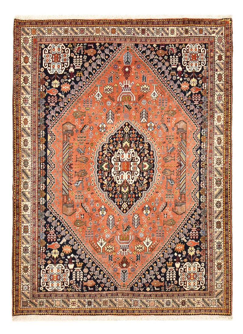 Kaschkuli Teppich 152x202cm - Perserteppich - hellrot