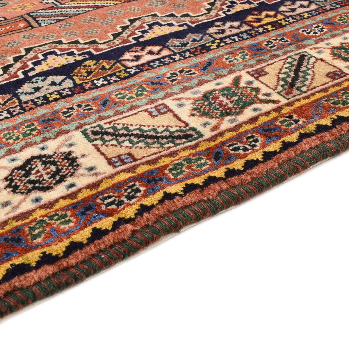 Kaschkuli Teppich 152x202cm - Perserteppich - hellrot