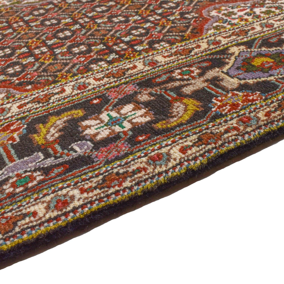 Täbriz - 40 Raj Teppich 153x195cm - Perserteppich - braun