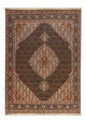Täbriz - 40 Raj Teppich 148x207cm - Perserteppich - braun
