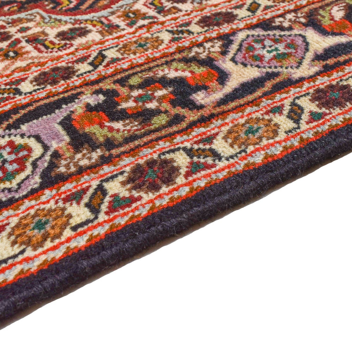 Täbriz - 40 Raj Teppich 148x207cm - Perserteppich - braun