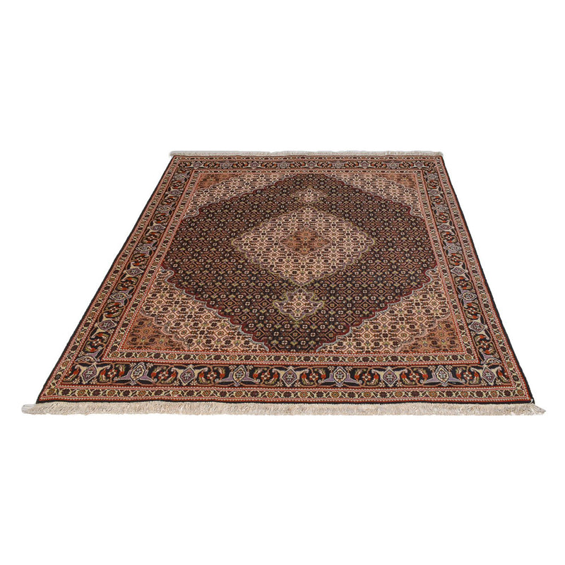Täbriz - 40 Raj Teppich 148x207cm - Perserteppich - braun