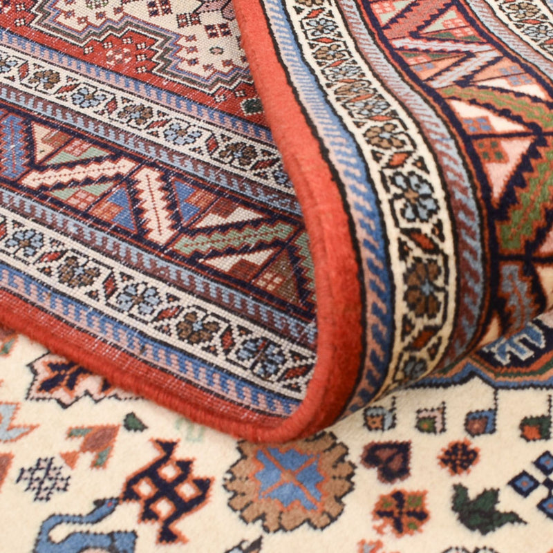 Kaschkuli Teppich 148x208cm - Perserteppich - creme