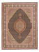 Täbriz - 50 Raj Teppich 302x394cm - Perserteppich - dunkelbeige